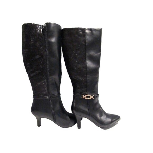 Karen Scott FREYLN Comfort Insole Knee-High Boots Black Size 5M – New in Box - Picture 7 of 8